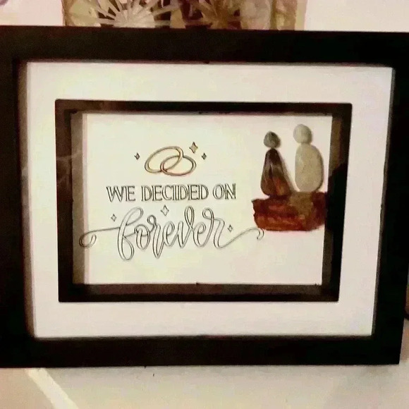 Pebble art frame  9x7 - Picture 1 of 2